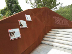 兴安耐候钢挡土墙